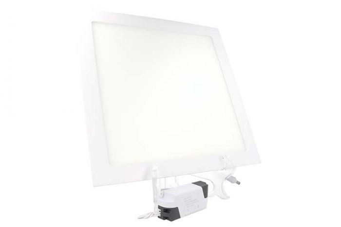 Faretto Pannello Led Da Incasso Quadrato 24W Bianco Caldo 300mm x 300mm