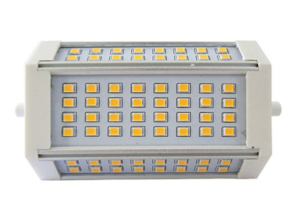 Lampada Led R7S RX7S Lineare 118mm 30W=330W Bianco Neutro Con Ventilatore 220V 64 Smd 2835 0,5W