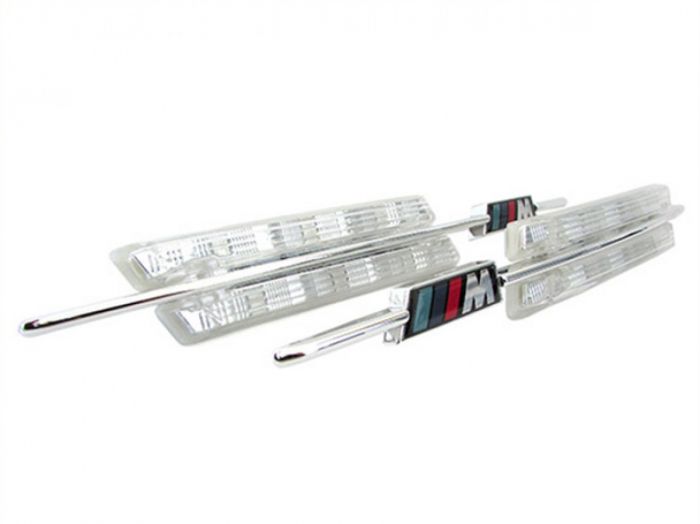 Kit Freccia Laterale a Led Side Marker Lente Trasparente BMW E90 E91 E92 E93 E60 E61 E82 E88
