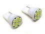 Lampada Led T10 W5W 8 Smd Frontale Bianco Luci di Posizione 12V
