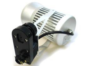 Faretto Spot Led A Binario 220V 20W Track Lampada Led Bianco Freddo Mod. Argento