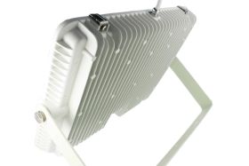 Faro Led Flood Light 300W IP65 Bianco Neutro Super Slim 55mm Carcassa Bianca Samsung Garanzia 5 Anni