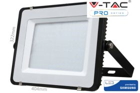 Faro Led Flood Light 150W IP65 Bianco Neutro Super Slim 52mm Carcassa Nera Samsung Garanzia 5 Anni