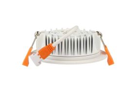 Lampada Faretto Led Da Incasso 12W Bianco Caldo 24 Smd 5730 Diametro 100mm