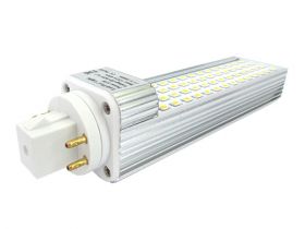 Lampada LED PLC GX24 G24 4 Pin 12W=120W 220V Bianco Freddo 60 Smd 2835