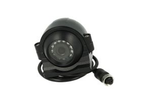 Telecamera Retromarcia 4 Pin Orientabile Notturno 12V Con 12 Led IP67 Interno Esterno Camion Furgone Lungo Camper Tir