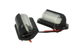 Kit Luci Targa Led Universale 24V 2W Per Luci Ingombro Cortesia Cupola Cappa Del Camion Bus Barca Omologato CE E8