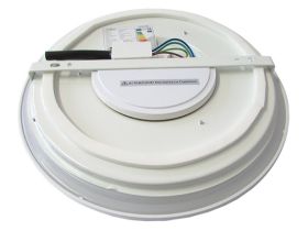 Plafoniera A Led Slim Da Soffitto 14W 220V Bianco Naturale Rotondo Diametro 290mm Ultrapiatta
