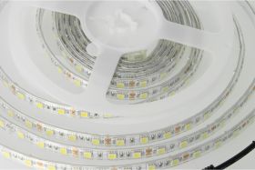Bobina Led 300 SMD 5050 12V 10,8W/M Bianco Neutro IP65 Impermeabile 5 Metri Unguente Di Silicone Incluso