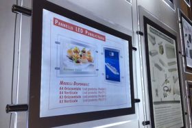 Pannello Led Pubblicitario A3 Orizzontale 12V 8W