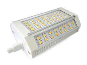 Lampada Led R7S RX7S Lineare 118mm 30W=330W Bianco Neutro Con Ventilatore 220V 64 Smd 2835 0,5W
