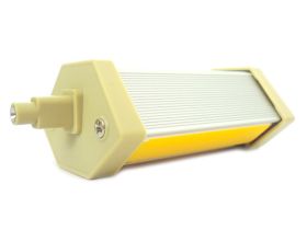 Lampada Led R7S RX7S Lineare Dimmerabile 118mm COB 9W = 90W 220V Bianco Caldo