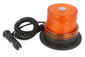 Lampada Luce Lampeggiante Led Rotante Strobo Arancione Magnetico 12V 24V Segnalazione Emergenza Per Auto Trattore Omologato E9