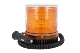 Lampada Luce Lampeggiante Led Arancione Strobo Calamitato 12V Segnalazione Emergenza Warning Light Presa Accendisigari