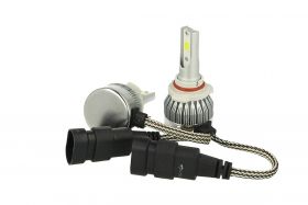 Kit Full Lampada Led Cob 9005 HB3 12V 24V Bianco 6000K Per Abbagliante e Fendinebbia Senza Driver