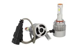 Kit Full Led Cob HB3 9005 HB4 9006 H10 30W Con Ventilatore 12V 24V All In One Senza Driver 3000 Lumen
