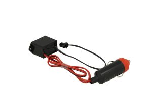 Alimentatore Trasformatore Con Accendisigari 12V Per Stringa EL Striscia Neon Led