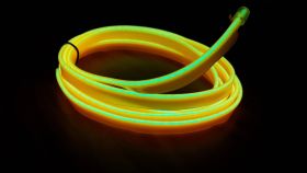 Stringa EL Striscia Neon Led Rosa 5 Metri Flessibile Tagliabile Luce Decorativa Atmosfera Per Interno Auto Camion Camper Sfilata Moda