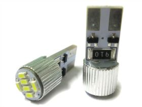 Lampadina Led Canbus T10 W5W 6 SMD 3104 Frontale No Errore Computer Di Bordo