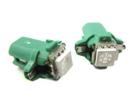 Lampada Led T5 B8.3D B8,3D Colore Verde Green Luci Cruscotto e Strumentazione 12V