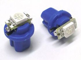 Lampada Led T5 B8.5D B8,5D Blue Luci Cruscotto e Strumentazione 12V