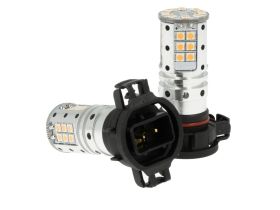 Lampada Led PSX24W Canbus Arancione 12V 25W Reale Luci Fendinebbia Citroen DS3 C3 Jeep Grand Cherokee IV Peugeot 206 207 3008 Renault Kangoo Dacia